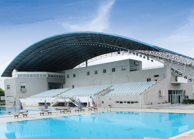 古交游泳馆网架